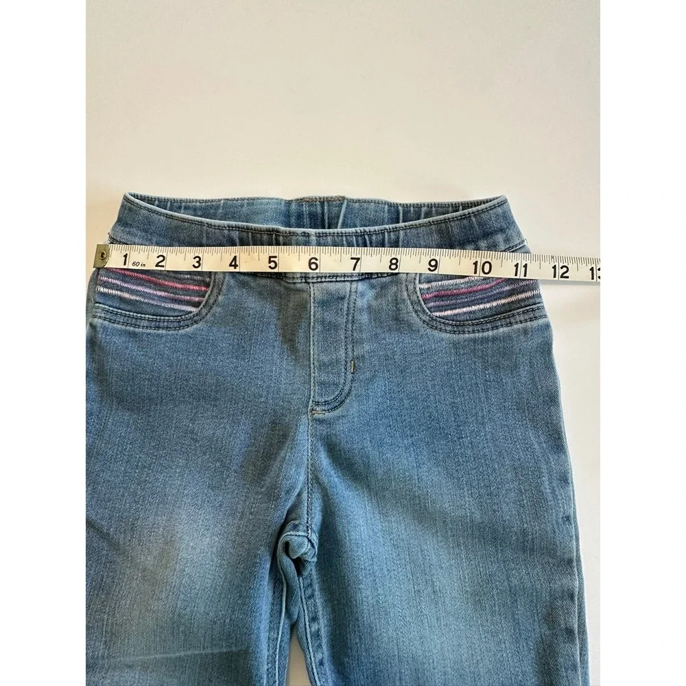 Carters Girls‎ Blue Denim Jeggings Stretch Pull On Pants Slim Fit Size 7